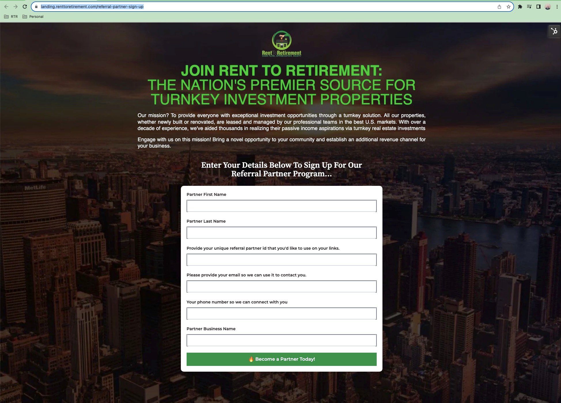 referral signup