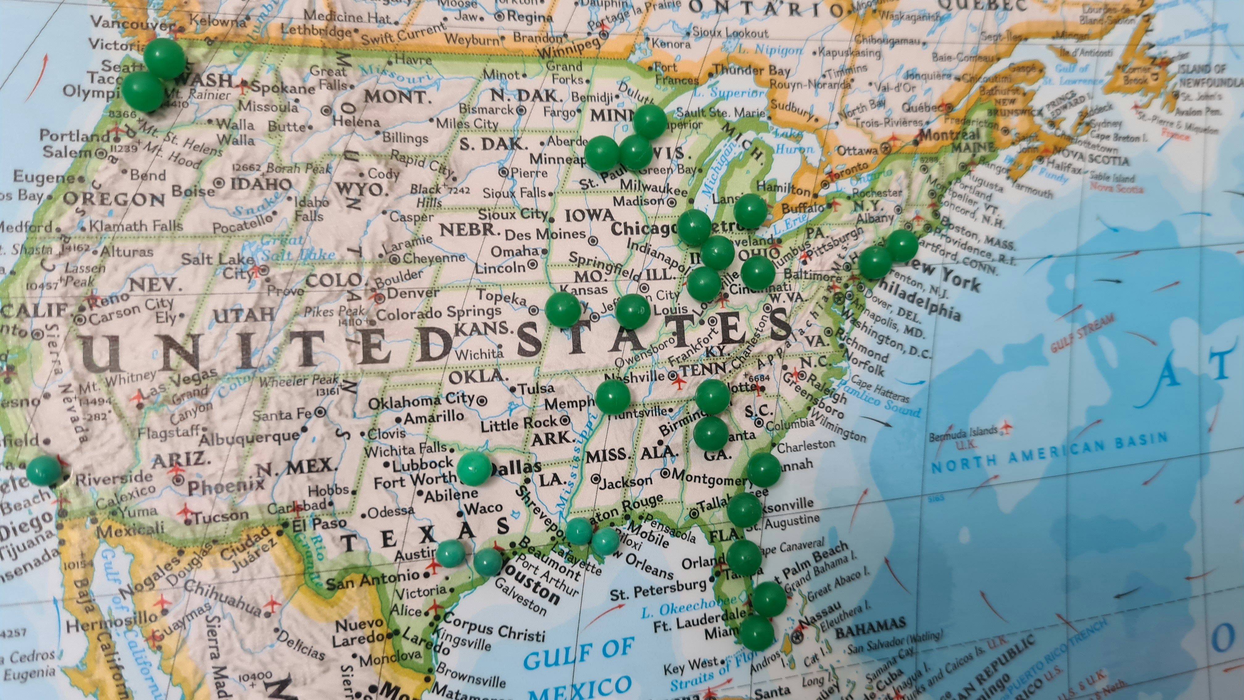 US map
